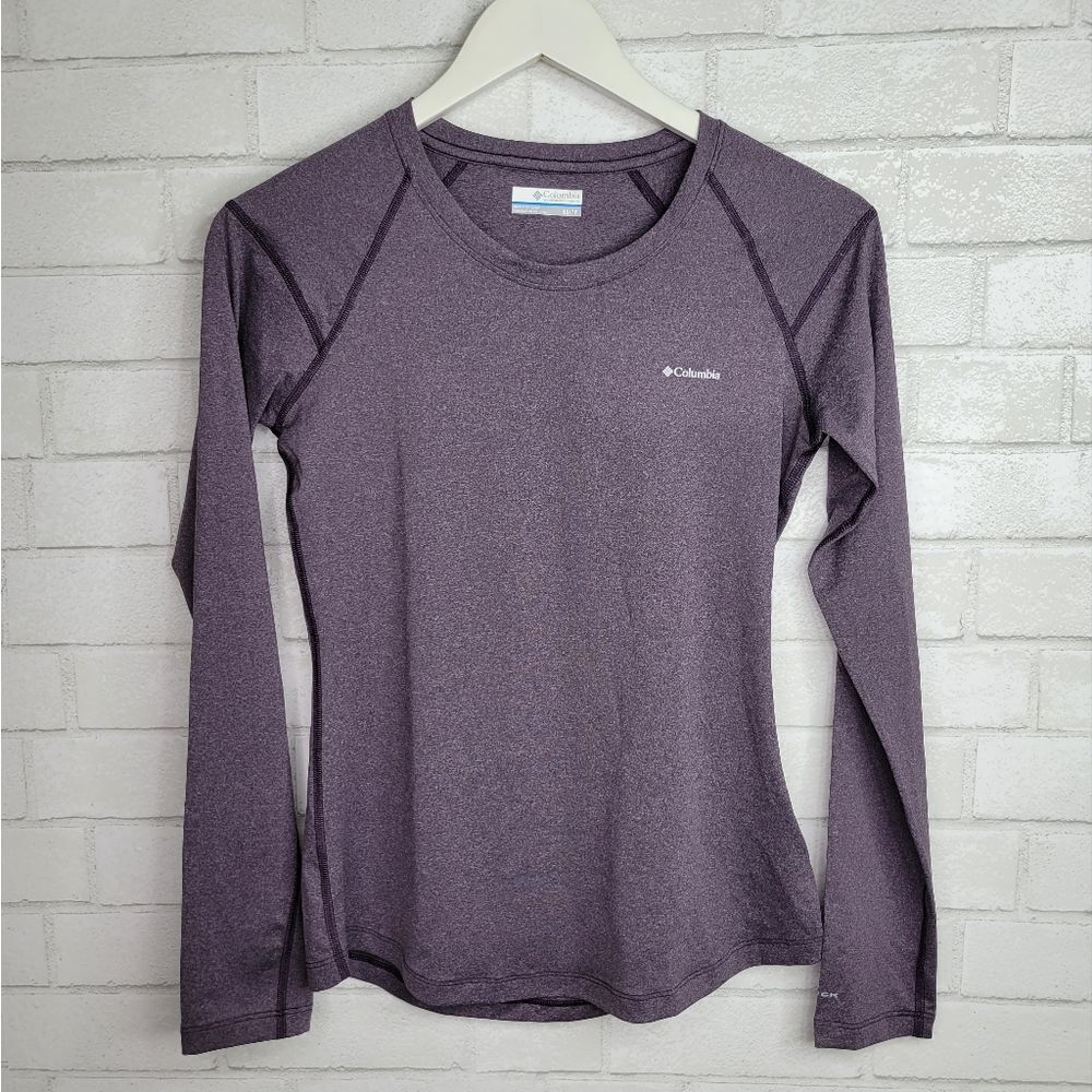 Columbia Purple Long Sleeve Active Tee